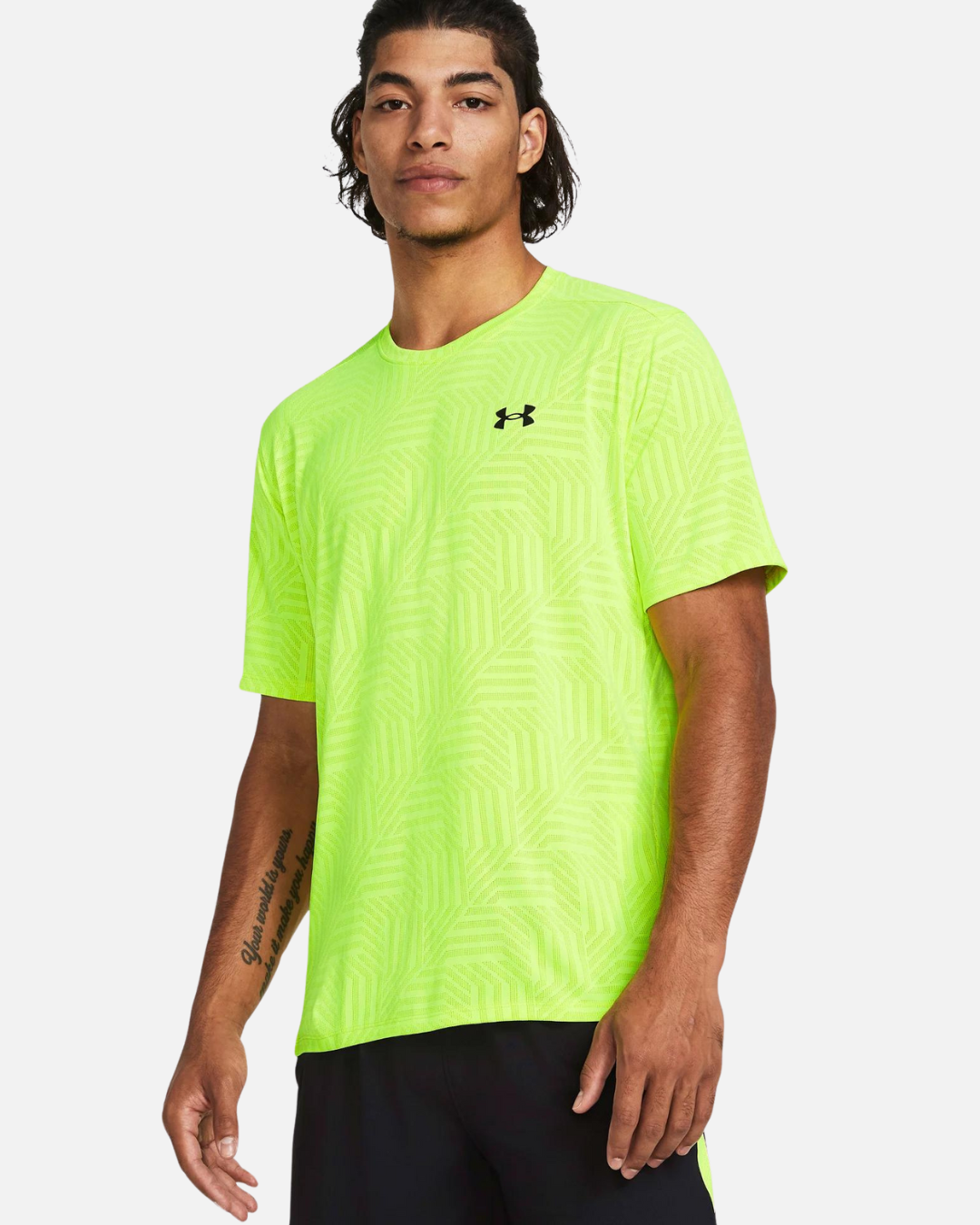 T-shirt Under Armour Tech™ Vent Geotessa - Giallo