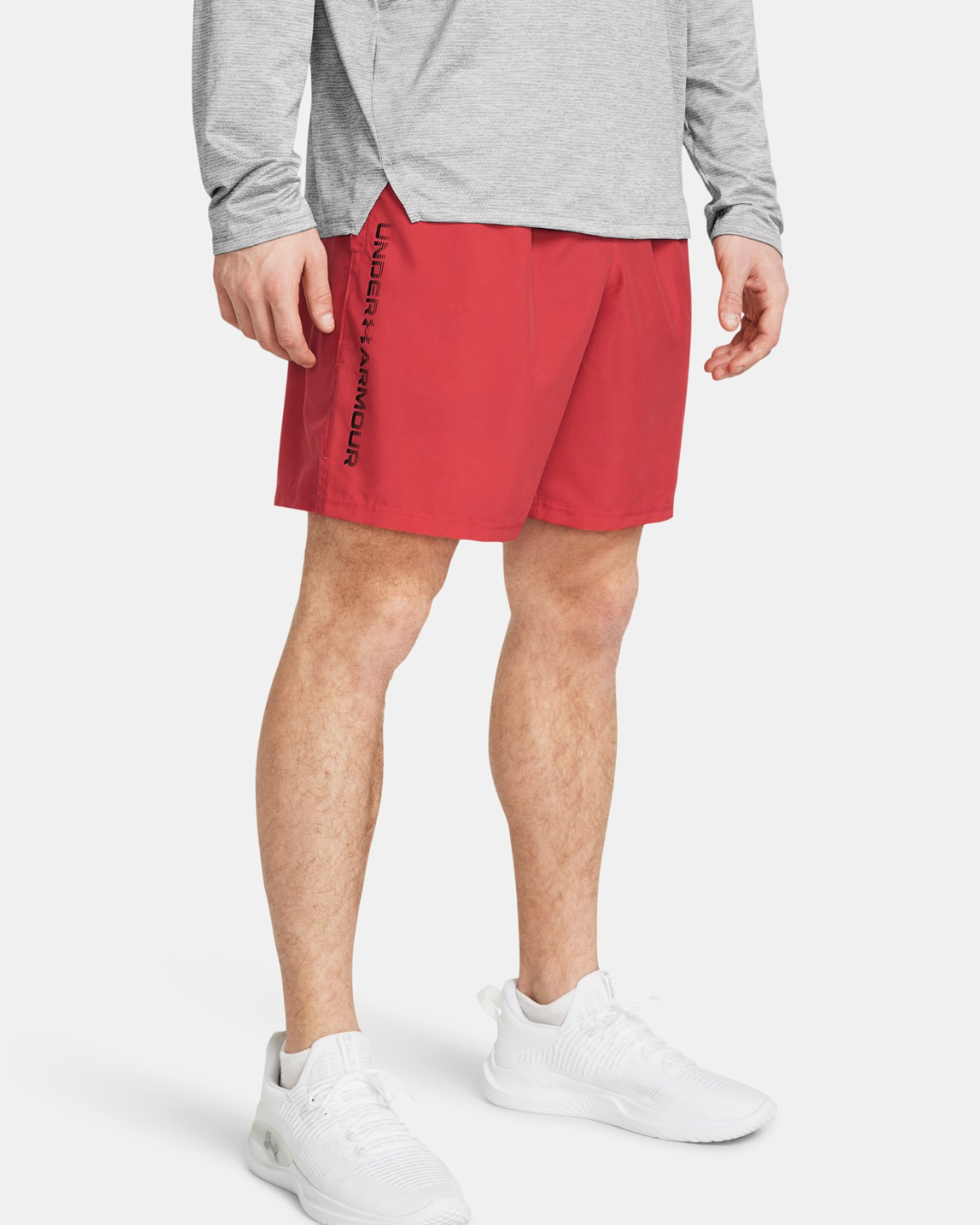 Kurze Under Armour Woven Wordmark – Rouge