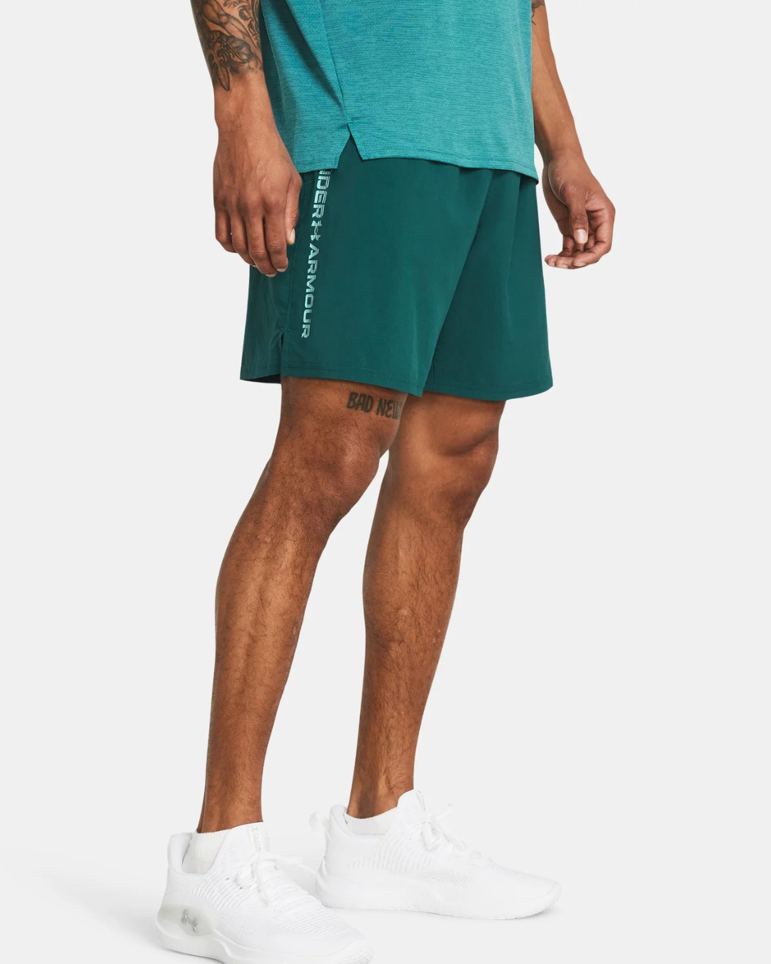 Pantalones cortos Under Armour Woven Wordmark - Verde