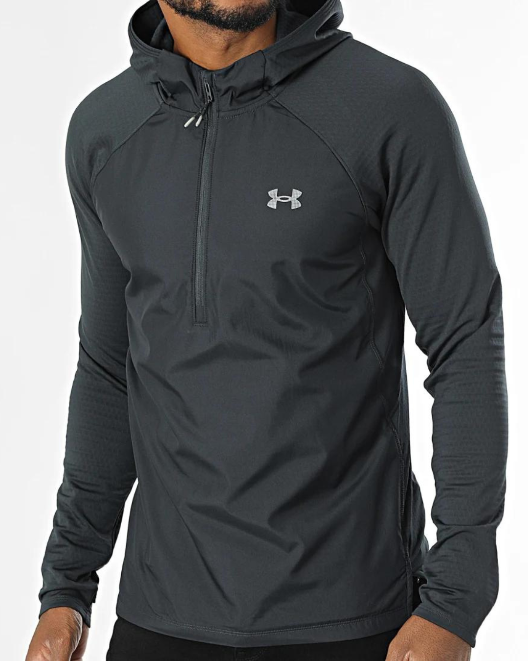 Sweat à capuche Under Armour Trail Run - Noir