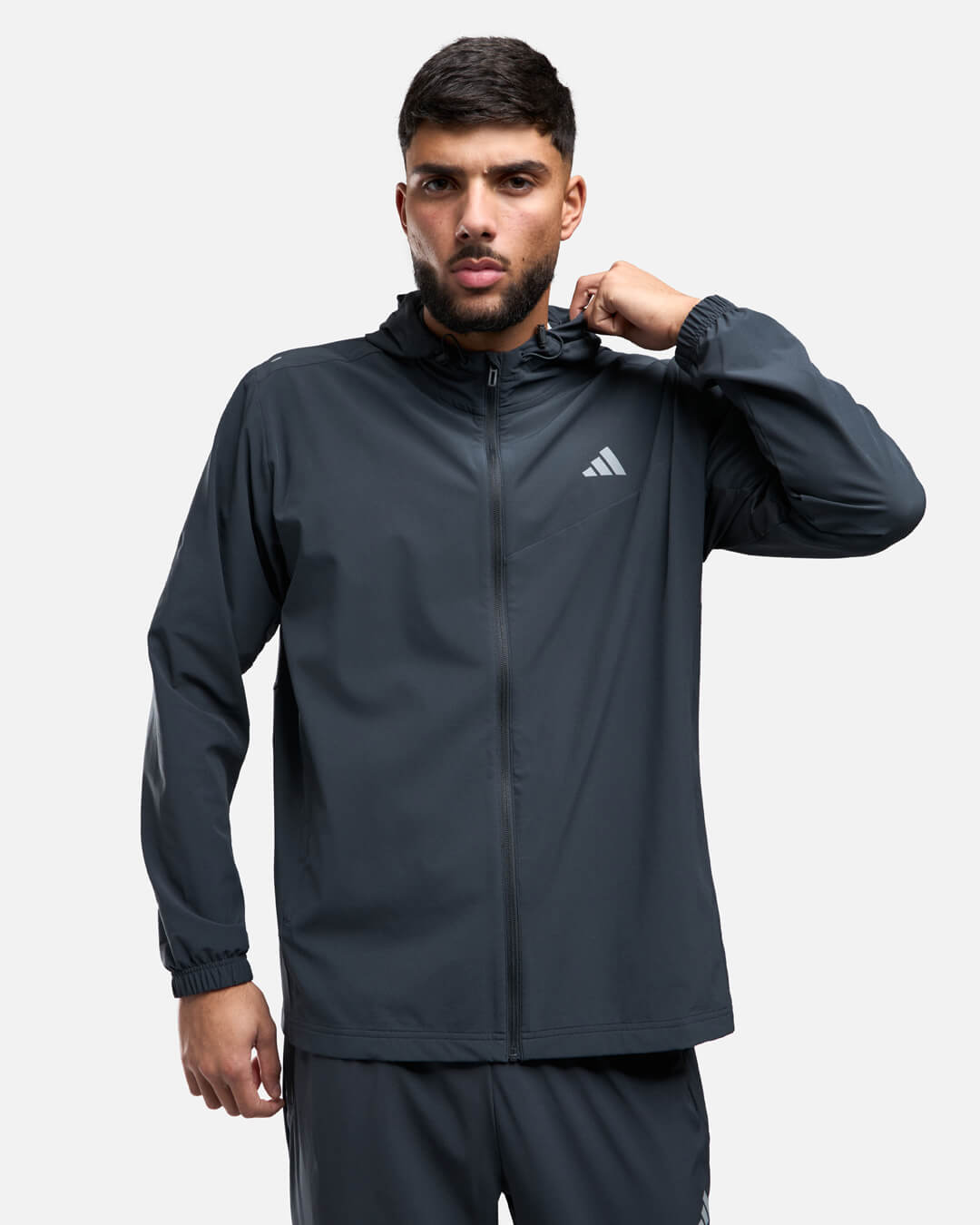 Adidas Woven TT Jacket - Dark Gray