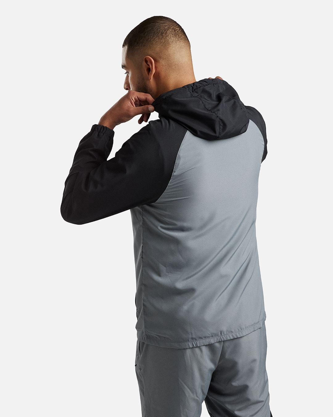 Nike Academy Kapuzenjacke – Schwarz/Grau