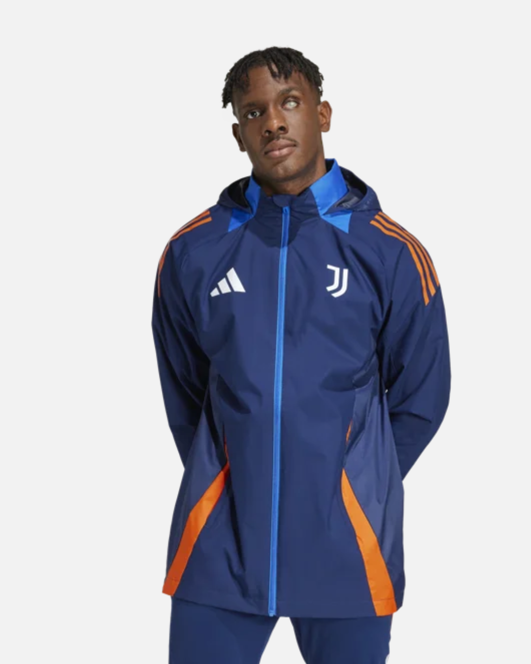 Giacca a vento Juventus 2024/2025 - Blu/Arancione