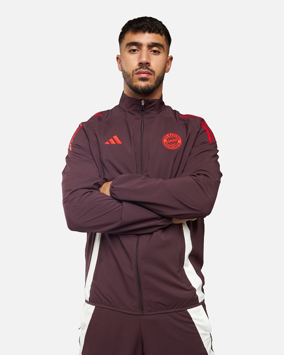 Bayern Munich 2024/2025 Track Jacket - Burgundy