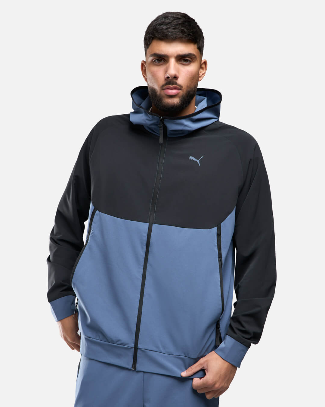 Puma Tech Tracksuit Jacket - Black/Blue