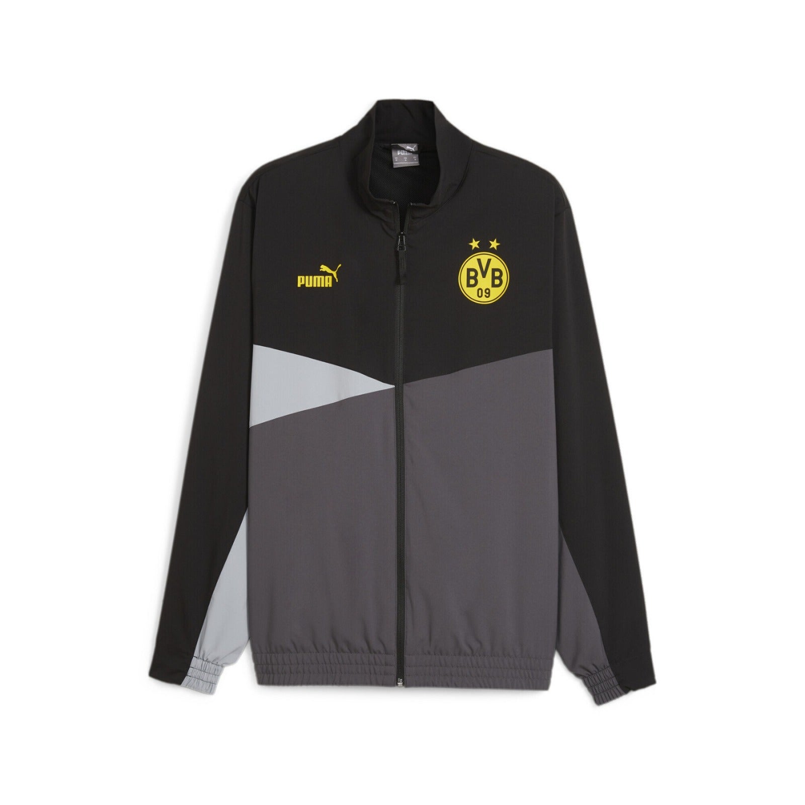 Dortmund 2023/2024 Trainingsjacke – Schwarz/Grau/Weiß