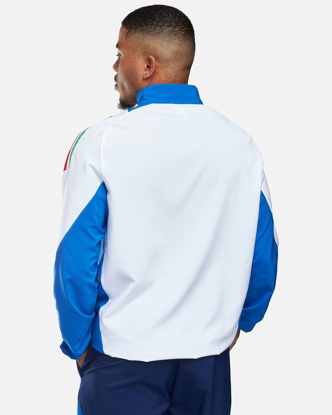 Italy 2024 Training Jacket - White/Blue