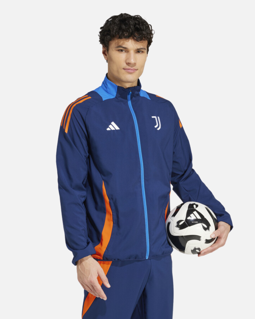 Juventus 2024/2025 Track Jacket - Blue/Orange
