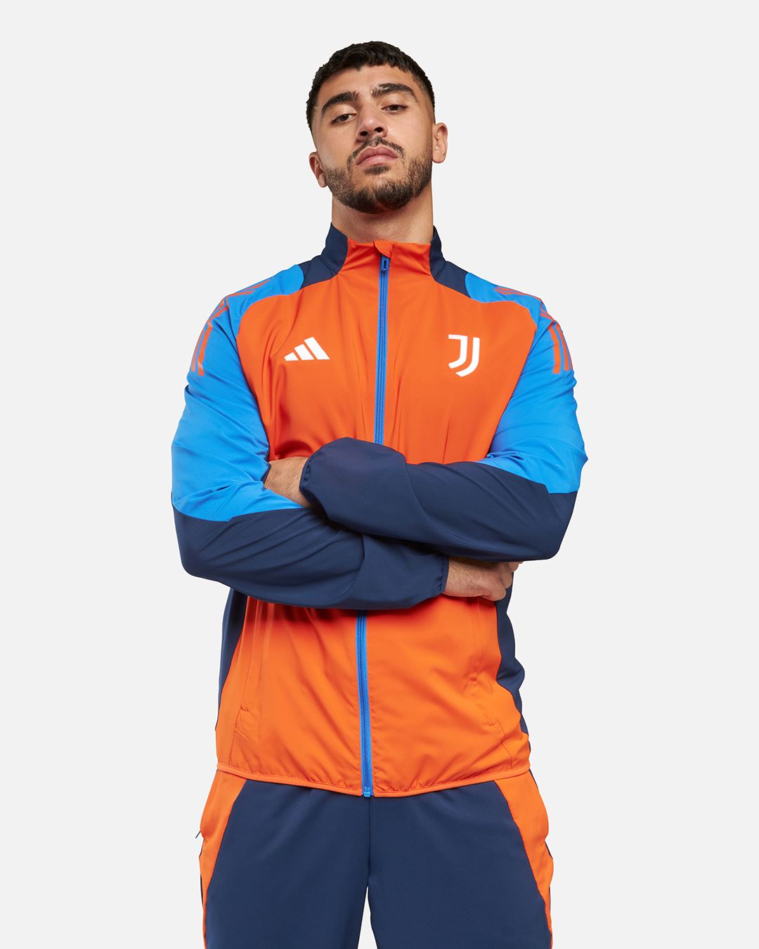 Juventus 2024/2025 Training Jacket - Orange/Blue