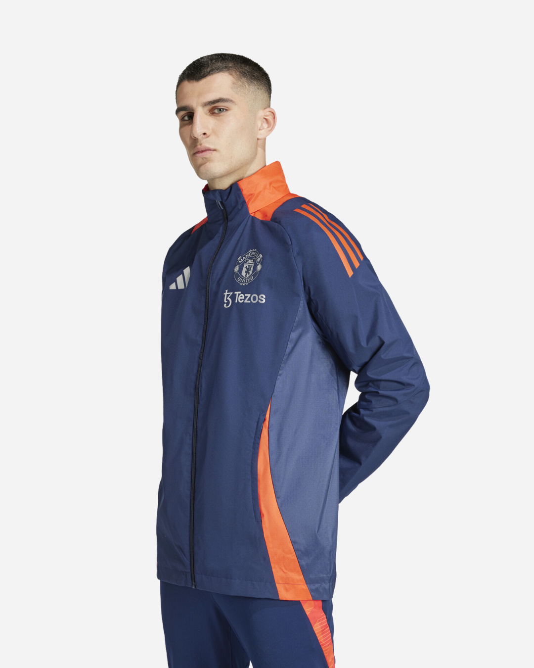 Veste de survêtement Manchester United 2024/2025 - Bleu/orange