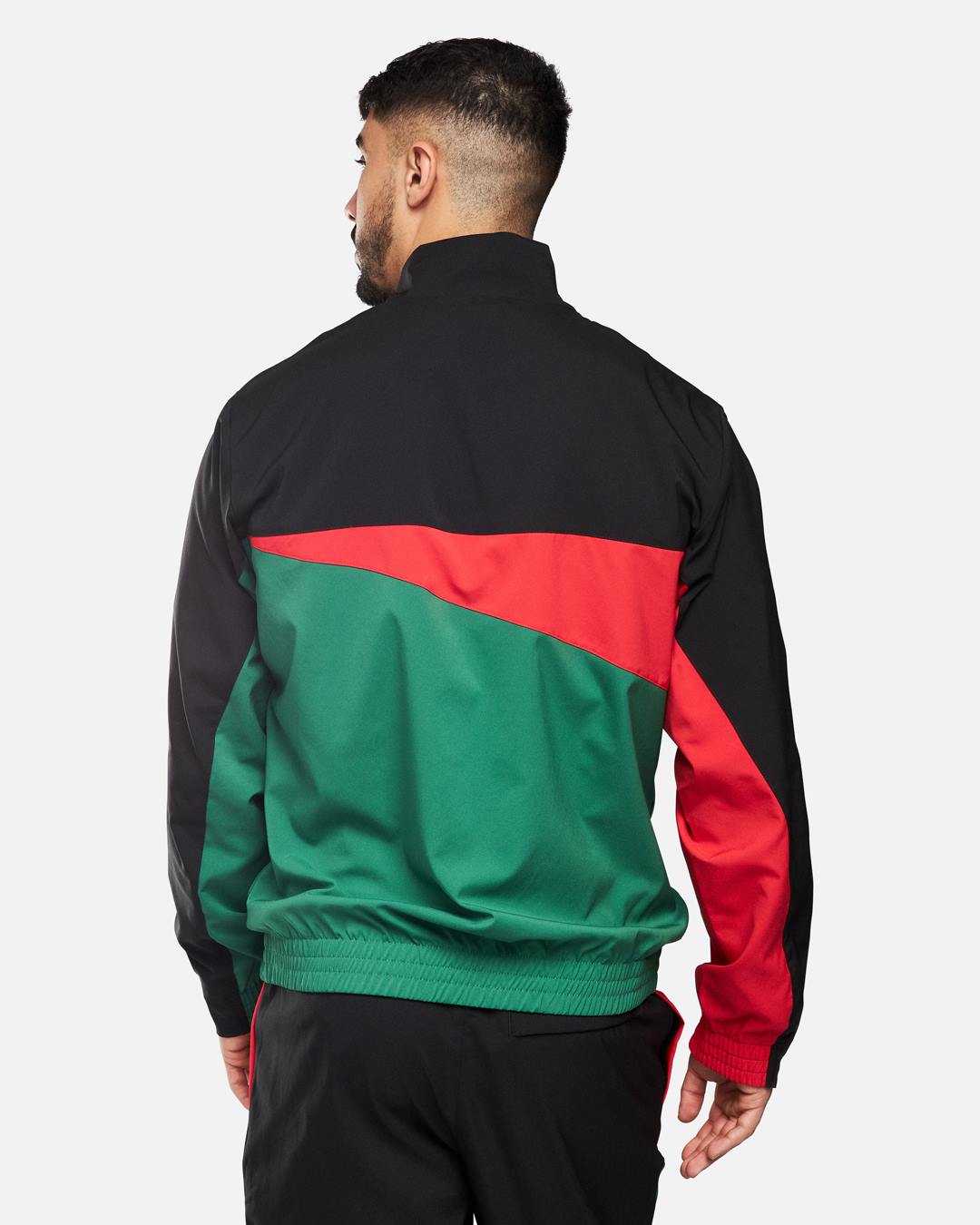 Veste de survêtement Maroc 2024 - Noir/Rouge/Vert