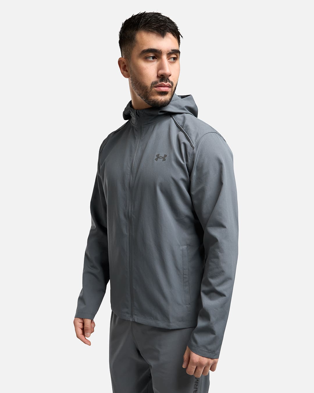 Under Armour Outrun The Storm Trainingsjacke – Grau