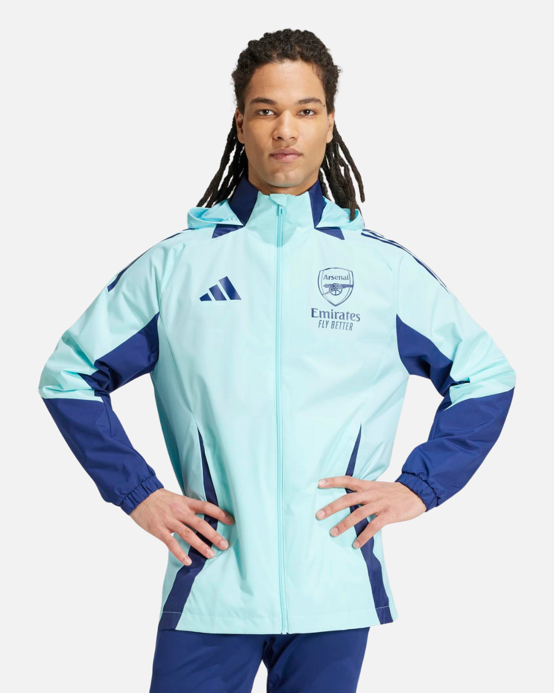 Veste Coupe-Vent Arsenal 2024/2025 - Bleu