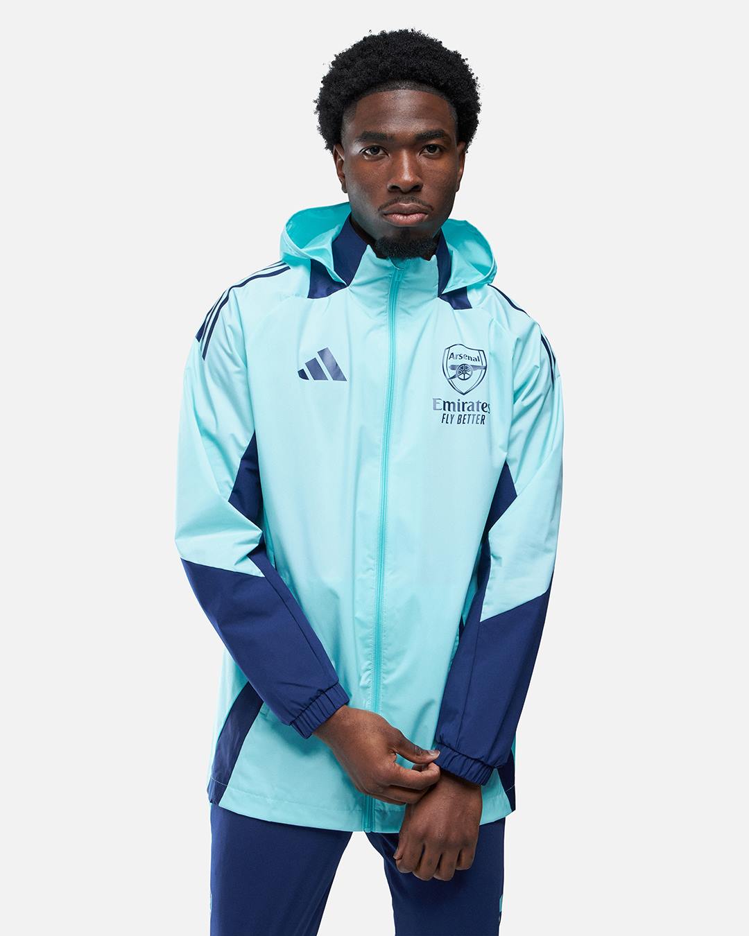 Veste Coupe-Vent Arsenal 2024/2025 - Bleu