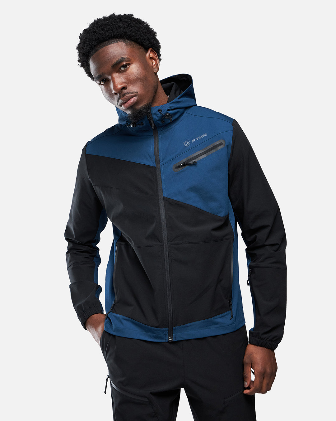 Giacca FK Hood - Blu/Nero