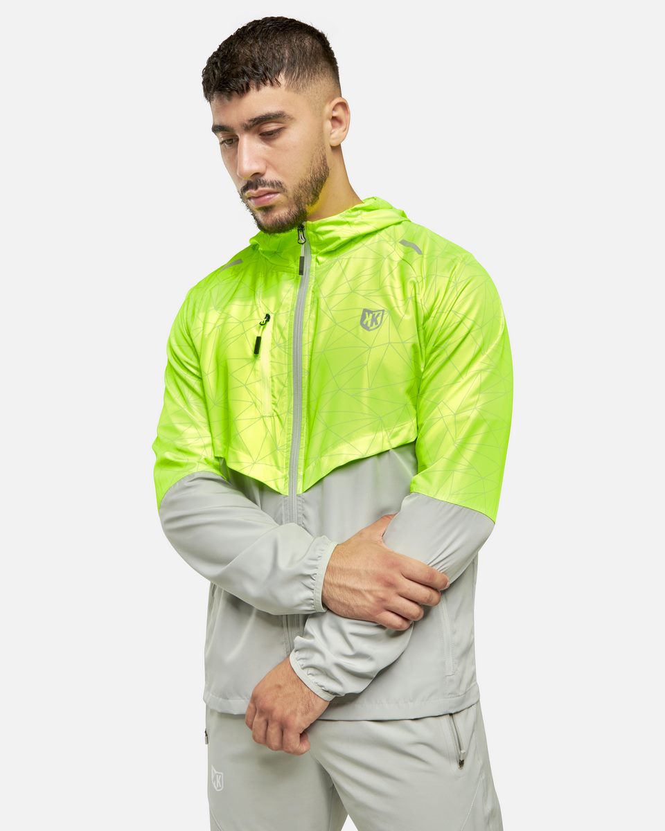 Veste FK läuft Lift – Grau/Jaune