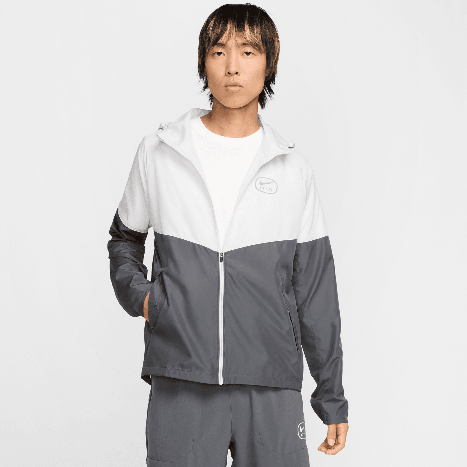 Nike Air Jacket - White/Grey/Blue