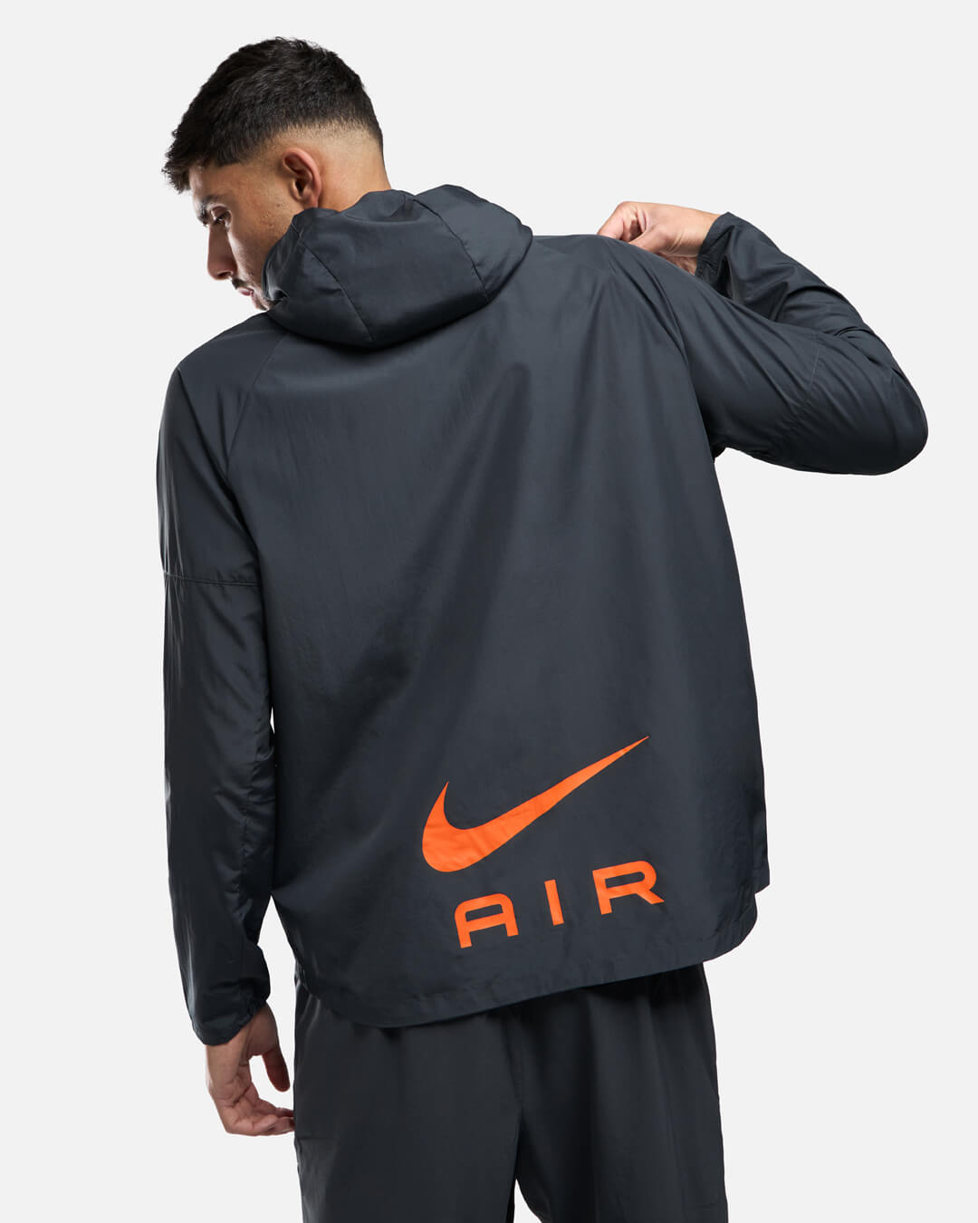 Chaqueta Nike Air - Negro/Naranja