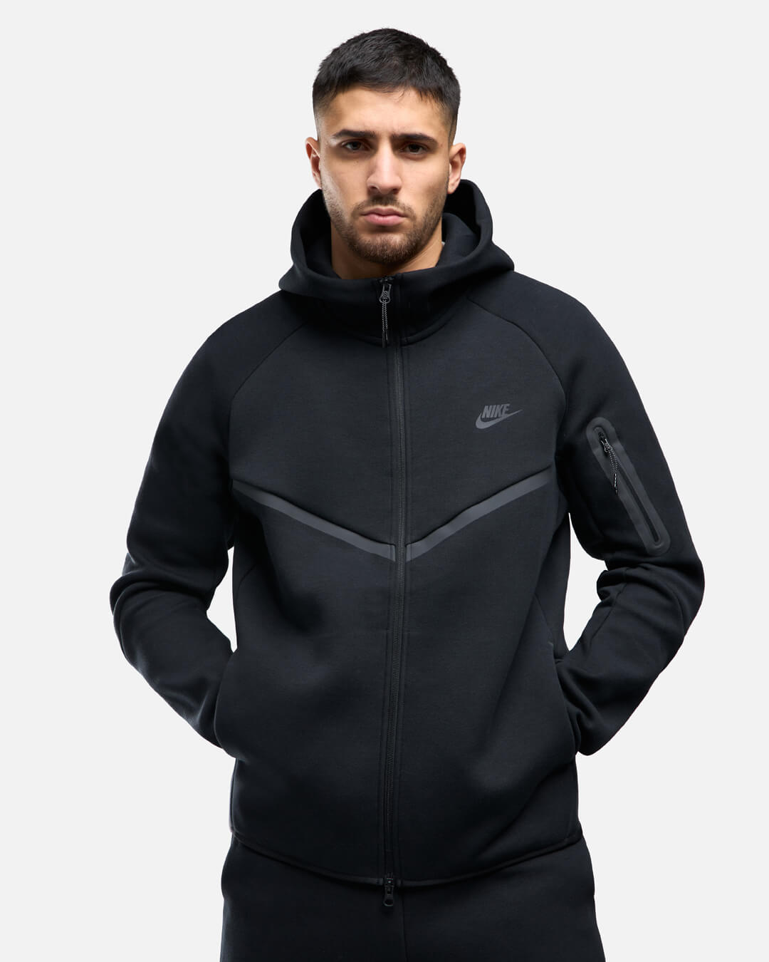 Nike Tech Fleece Windrunner - Schwarz