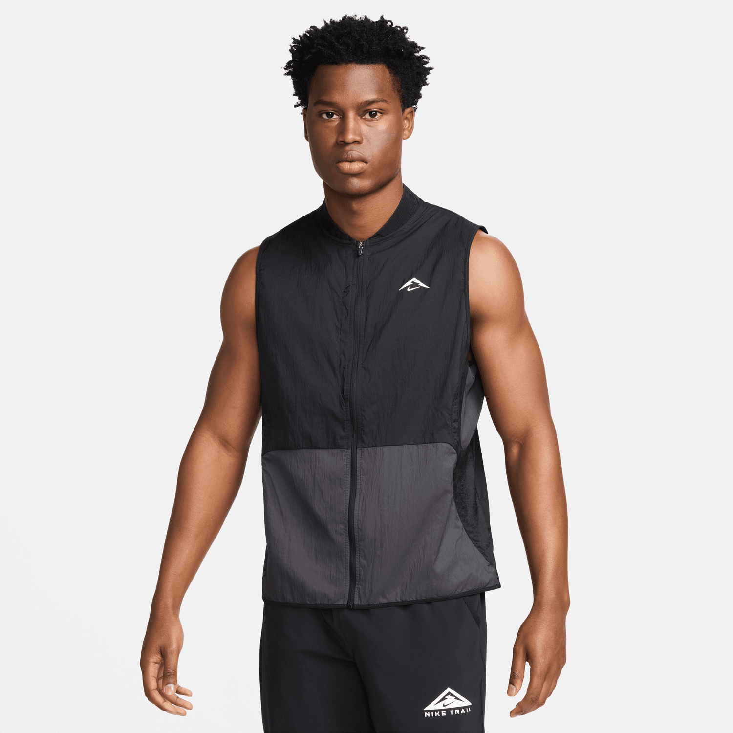 Veste Nike Trail sans manches - Noir