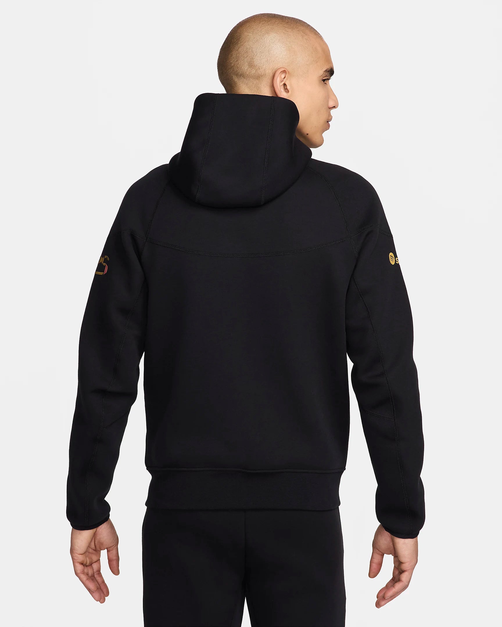 FC Barcelona 2024/2025 Tech Fleece Jacket - Black/Gold