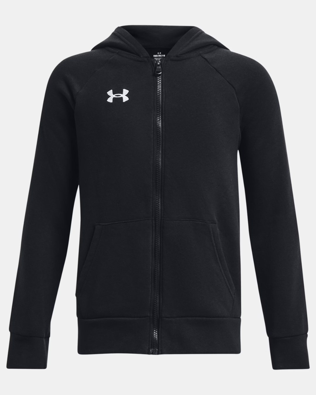 Chaqueta de forro polar Under Armour Rival para niños, color negro