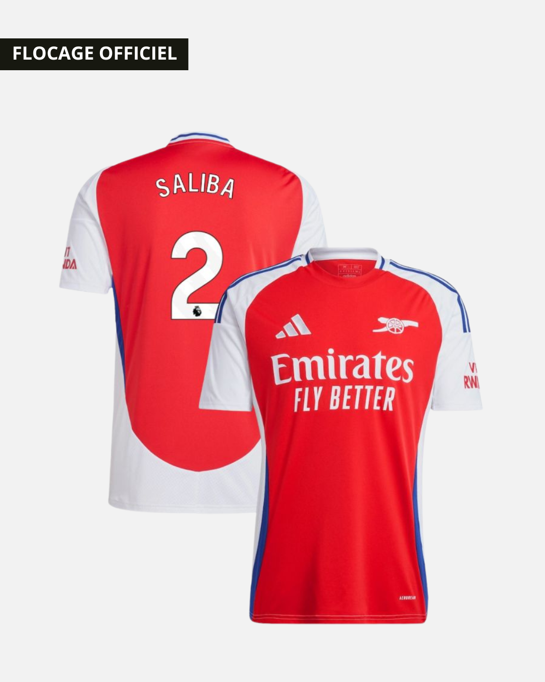 Camiseta Arsenal Domicilio 2024/2025 - Saliba