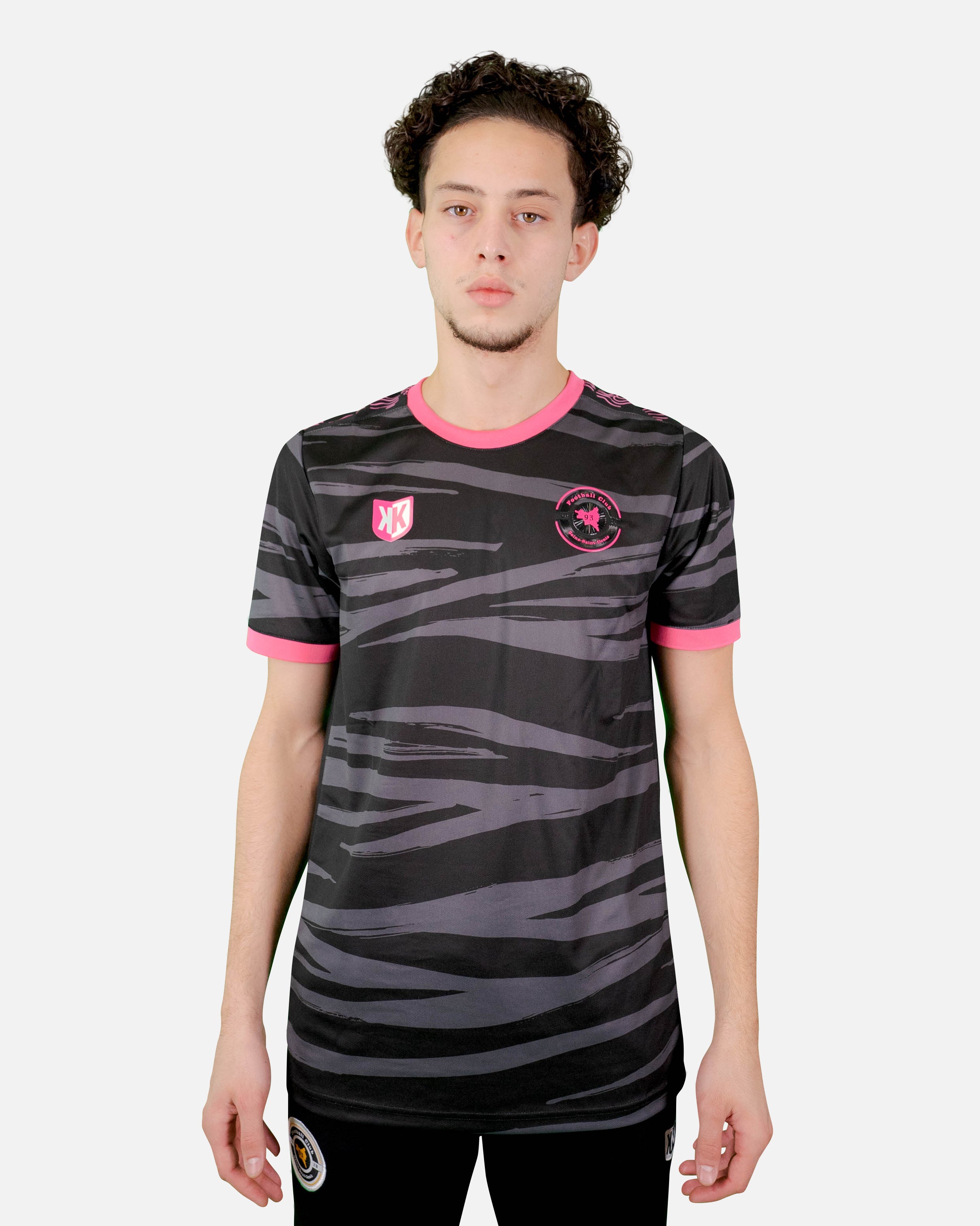 Maglia FC93 2022 - Nera/Rosa