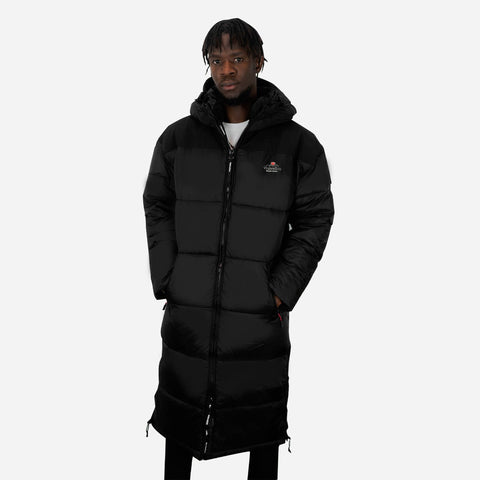 Helvetica Brooklyn 2 Long Puffer Jacket - Black – Footkorner
