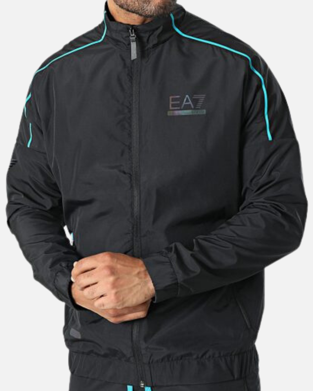 Emporio Armani EA7 Tennis Pro Tracksuit - Black/Blue