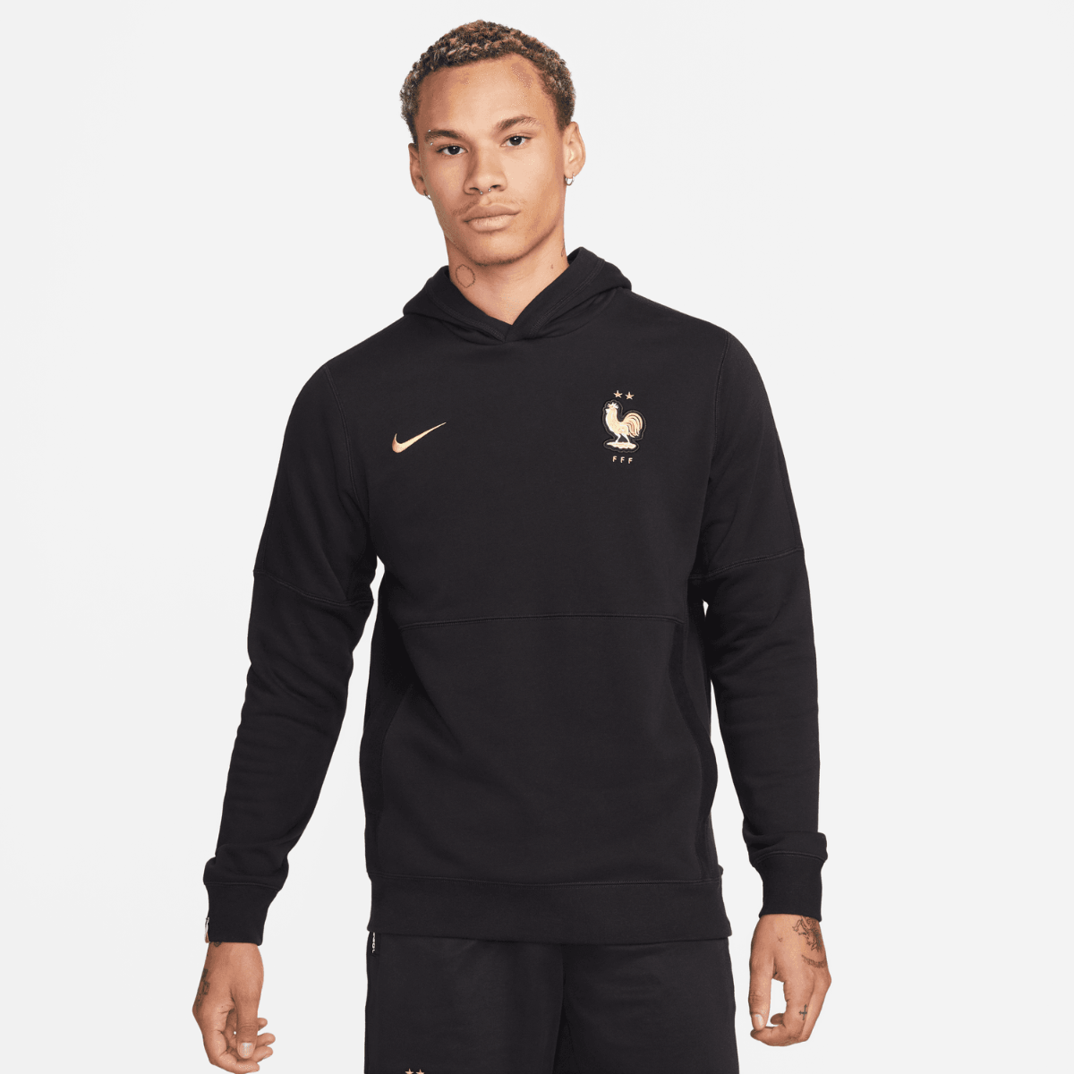 France 2022 Team Hoodie - Black/Gold