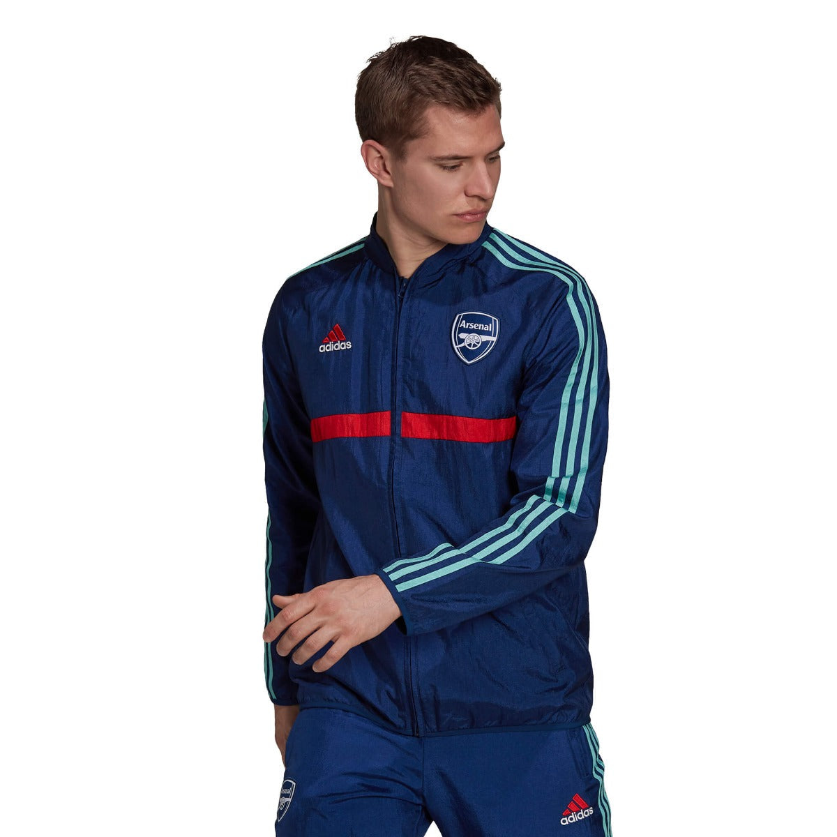 Veste survêtement Arsenal Icon  2021/2022 - Bleu/Rouge