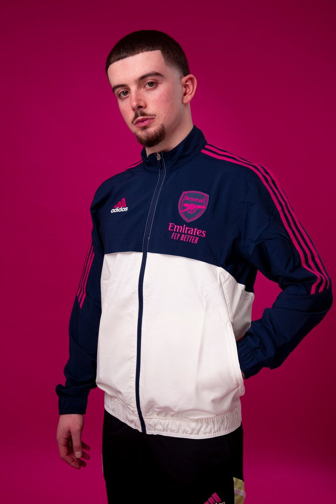 Arsenal 2022/2023 Trainingsjacke – Weiß/Blau/Pink